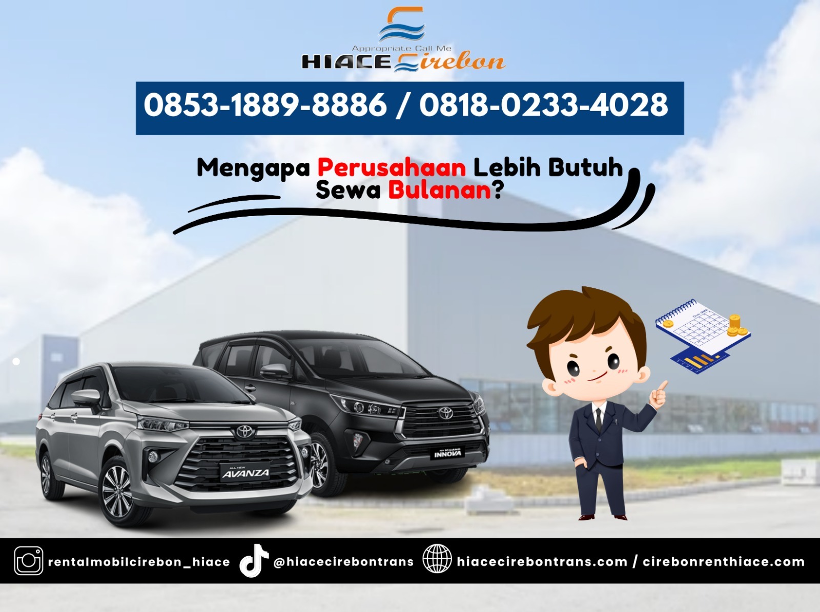 sewa mobil bulanan cirebon
